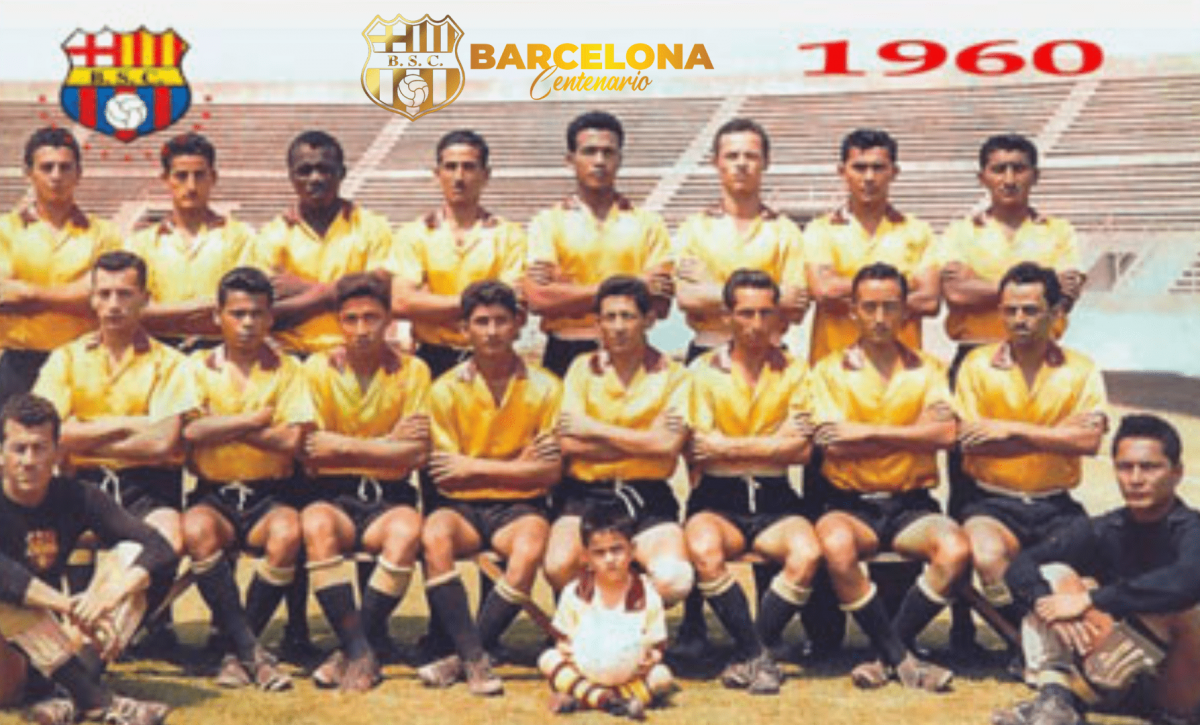 Barcelona SC y su camino al primer título profesional en 1960