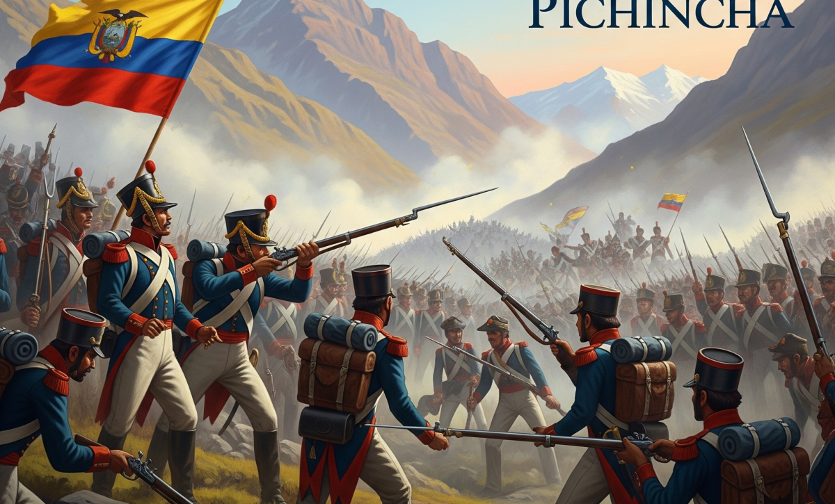 Batalla del Pichincha historia completa del 24 de mayo de 1822.