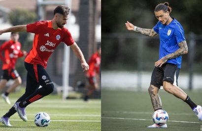 Ben Brereton en Chile y Darwin Núñez en Uruguay comandarán el ataque de sus selecciones.
