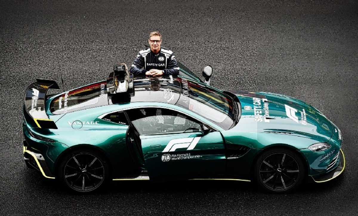 Bernd Mayländer, el piloto alemán del auto de seguridad (Safety Car) de la Fórmula 1, cumple 25 años al volante.