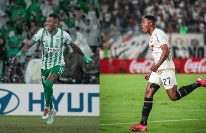 Billy Arce y José Carabalí marcan y dan puntos clave a Atlético Nacional y Universitario