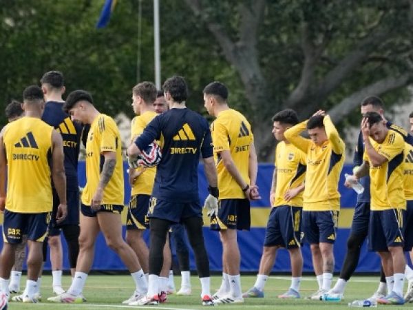 Boca Juniors entrenado en Miami Estados Unidos