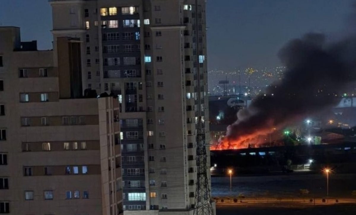 Bombardeo israelí en Teherán. Foto: Europa Press