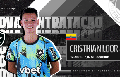 Botafogo anuncia el fichaje del arquero ecuatoriano Cristhian Loor