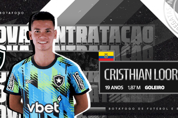 Botafogo anuncia el fichaje del arquero ecuatoriano Cristhian Loor