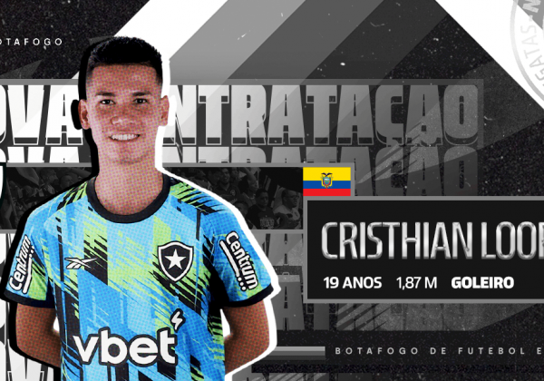 Botafogo anuncia el fichaje del arquero ecuatoriano Cristhian Loor