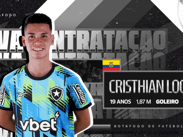 Botafogo anuncia el fichaje del arquero ecuatoriano Cristhian Loor