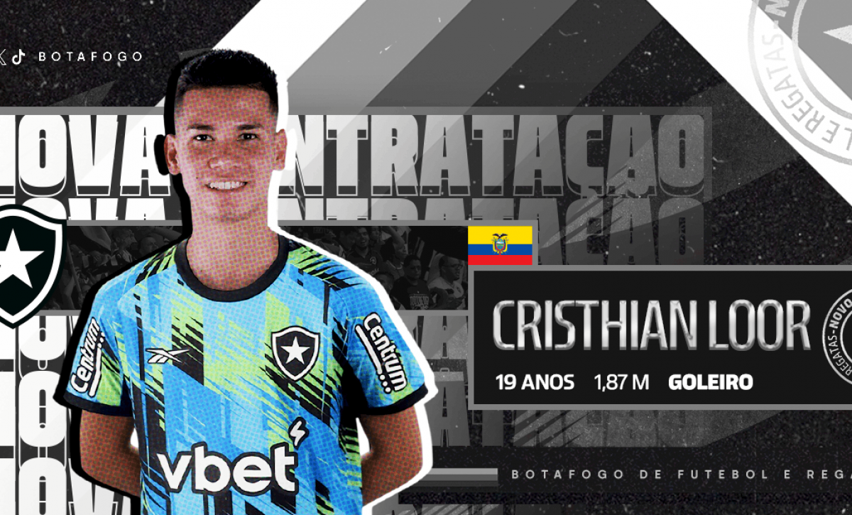 Botafogo anuncia el fichaje del arquero ecuatoriano Cristhian Loor