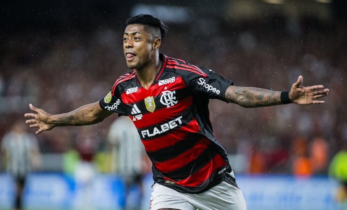 Bruno Henrique sancionado 12 fechas por manipulación en el Brasileirão 2023.