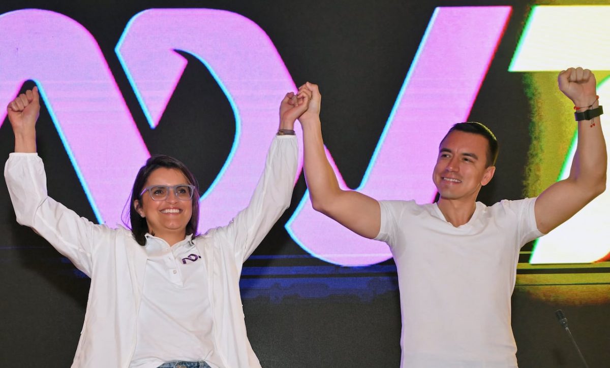 CNE proclama a Daniel Noboa y María José Pinto como presidente y vicepresidenta 2025-2029