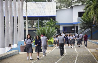 Las instalaciones de la Unidad Educativo Cristo Rey de Portoviejo.