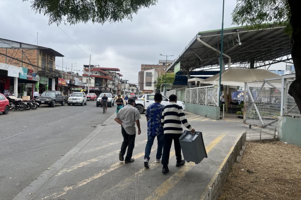 Los robos se han registrado sobre la calle García Moreno, exteriores de Plaza Central, según los comerciantes.