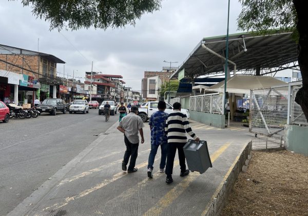Los robos se han registrado sobre la calle García Moreno, exteriores de Plaza Central, según los comerciantes.