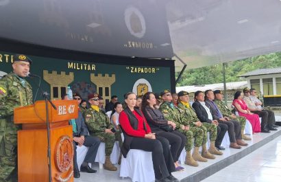 Cambio de mando en el Batallón N.° 67 Montúfar en Santo Domingo de los Tsáchilas