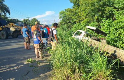 Camión se accidenta
