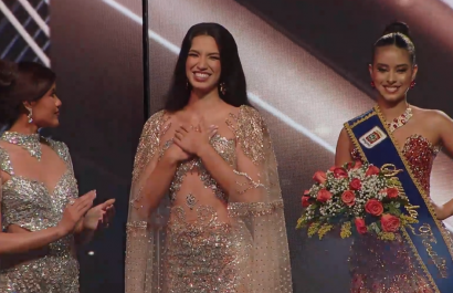 La representante de la parroquia 18 de Octubre, Hellen Annaí Mieles Cedeño se llevó la corona de Portoviejo