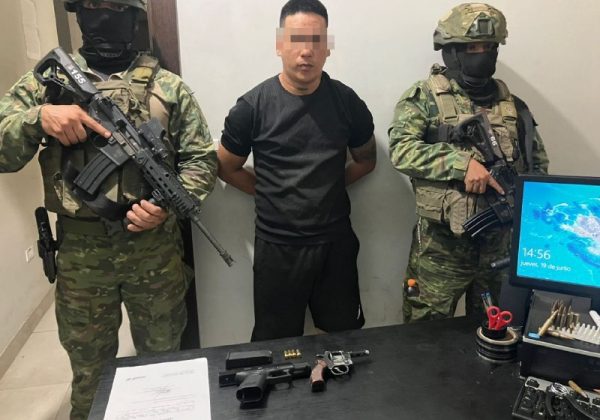 Capturan a alias el “Chino” en operativo militar en Quevedo