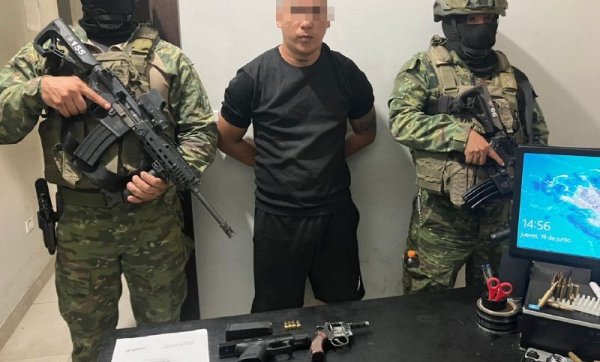 Capturan a alias el “Chino” en operativo militar en Quevedo