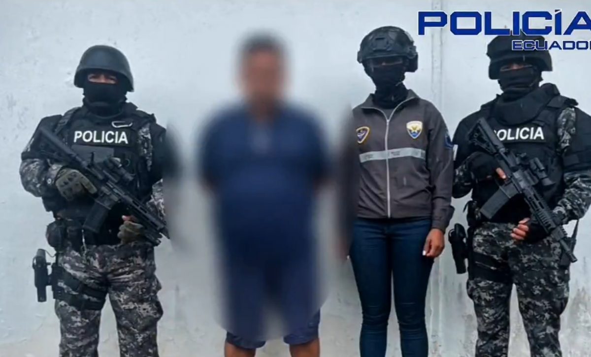Capturan en Esmeraldas a alias 'Saulo', cabecilla requerido por Estados Unidos y Colombia por narcotráfico