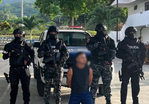 Capturan en Esmeraldas al décimo noveno más buscado por asesinato en Ecuador