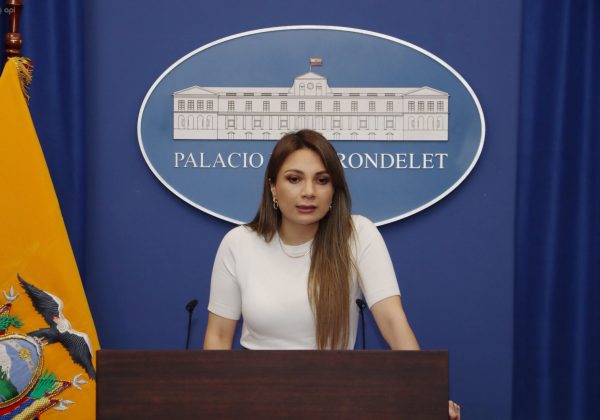 Carolina Jaramillo, vocera del Gobierno de Daniel Noboa.