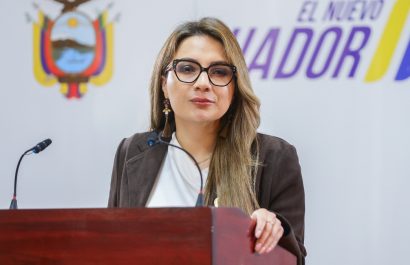 El Gobierno de Ecuador ha destinado más de 600 millones de dólares para pensiones de adultos mayores, según Carolina Jaramillo. (Presidencia de Ecuador)