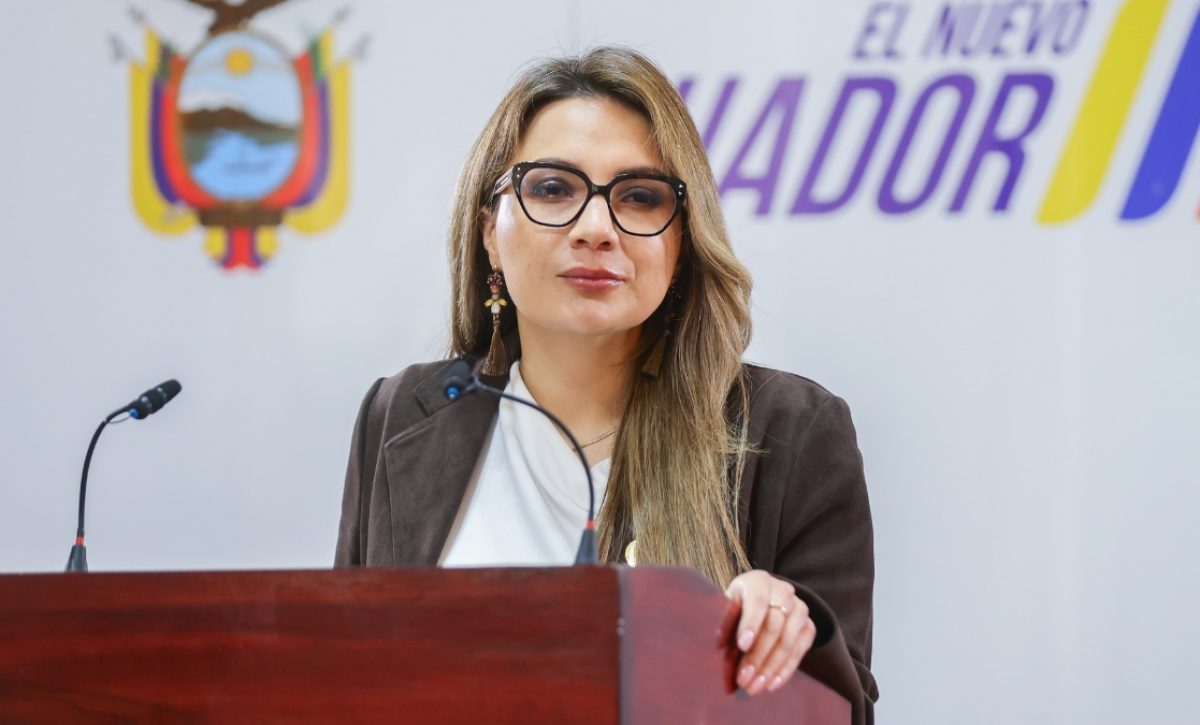 El Gobierno de Ecuador ha destinado más de 600 millones de dólares para pensiones de adultos mayores, según Carolina Jaramillo. (Presidencia de Ecuador)