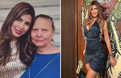 Carolina Ramos despide con dolor a su madre, María Frank