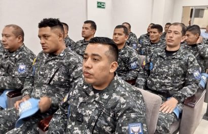 Los Cascos Azules de la Policía Nacional de Ecuador terminaron su trabajo en Manta.