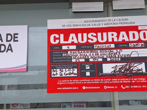 Caso Yarli. Clínica responde tras fallecimiento de policía en cirugía estética, en Santo Domingo de los Tsáchilas