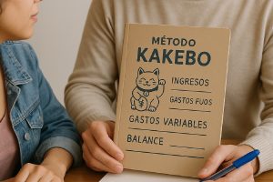 El método Kakebo permite a las personas organizar sus ingresos y gastos mediante un registro manual en una libreta, promoviendo disciplina financiera. FOTO: Chatgpt (Inteligencia Artificial).