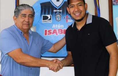 Jaime Estrada Bonilla, junto a Walter Chévez.