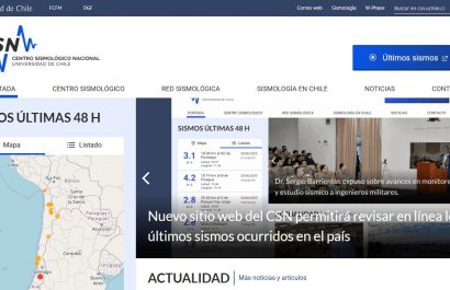 Chile lanza nuevo portal sísmico más rápido y accesible para enfrentar emergencias