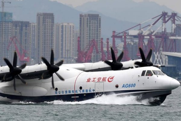 China ha autorizado la producción en masa del AG600, el avión anfibio más grande del mundo.