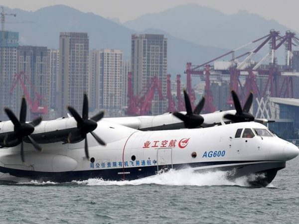 China ha autorizado la producción en masa del AG600, el avión anfibio más grande del mundo.
