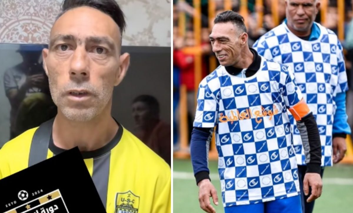 Choucha, un jugador de fútbol argelino, se ha convertido en una figura viral en plataformas digitales.