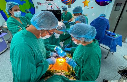 Cirugía fetal pioneira corrige malformación craneal en Ecuador