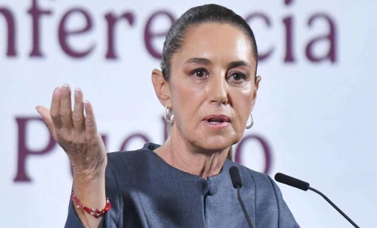 Claudia Sheinbaum rechaza la previsión de recesión del FMI.