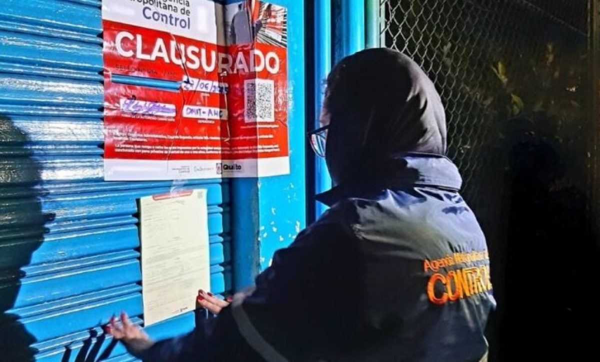 Clausurados tres establecimientos nocturnos por irregularidades en Quito