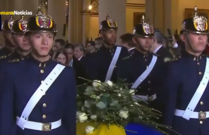 Colombia despide a Miguel Uribe Turbay en emotivo funeral en Bogotá