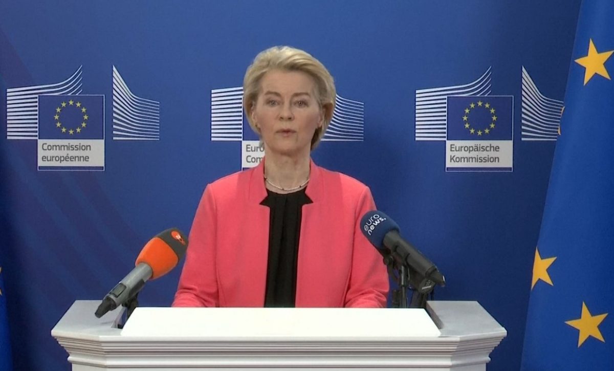 Foto/Europa Press. La presidenta de la Comisión Europea, Ursula von der Leyen.