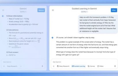 Con la función 'Aprendizaje guiado', Gemini ofrece explicaciones detalladas y recursos multimedia para entender cualquier tema