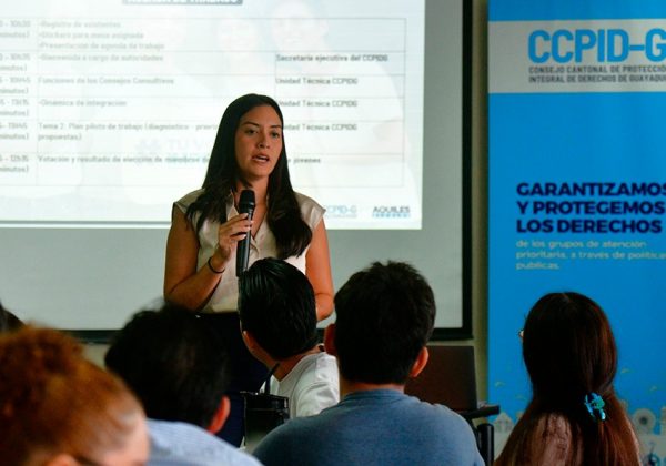 El Municipio de Guayaquil, a través del Consejo Cantonal de Protección Integral de Derechos, organiza la posesión oficial de los representantes de los Consejos Consultivos de Jóvenes y Mujeres para el período 2025-2027.