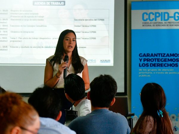 El Municipio de Guayaquil, a través del Consejo Cantonal de Protección Integral de Derechos, organiza la posesión oficial de los representantes de los Consejos Consultivos de Jóvenes y Mujeres para el período 2025-2027.