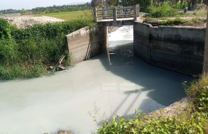Contaminación en canal Mesías