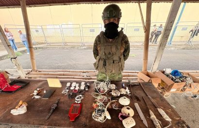 Control militar cárcel