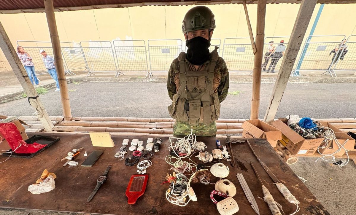 Control militar cárcel