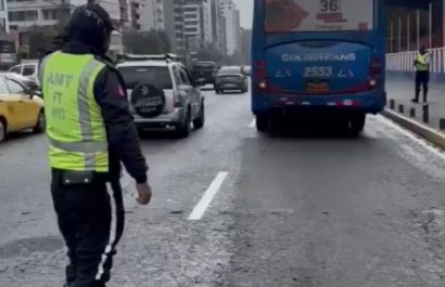 Controles de la Agencia Metropolitana de Tránsito reducen siniestros de buses en Quito
