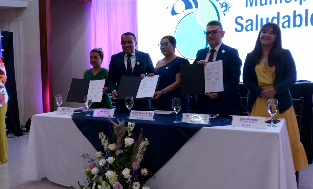 Coordinaciones zonales de salud y alcaldías se reúnen en Portoviejo por iniciativa Municipios Saludables