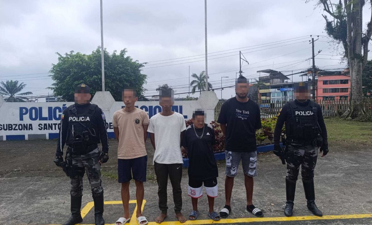 Cuatro detenidos con cocaína y marihuana en operativo policial en Santo Domingo